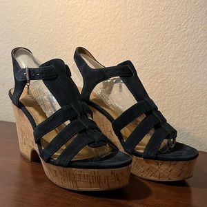 Coach Suede Wedges
